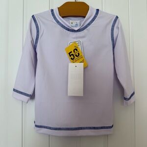 NWT Florence Eiseman White Long Sleeve Rashguard